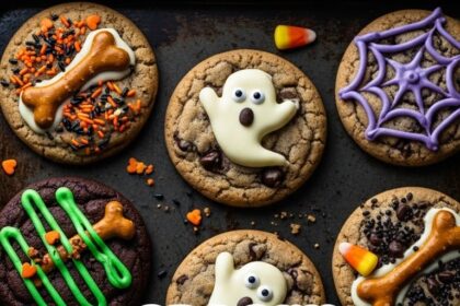 Spooky Chocolate Chip Cookies