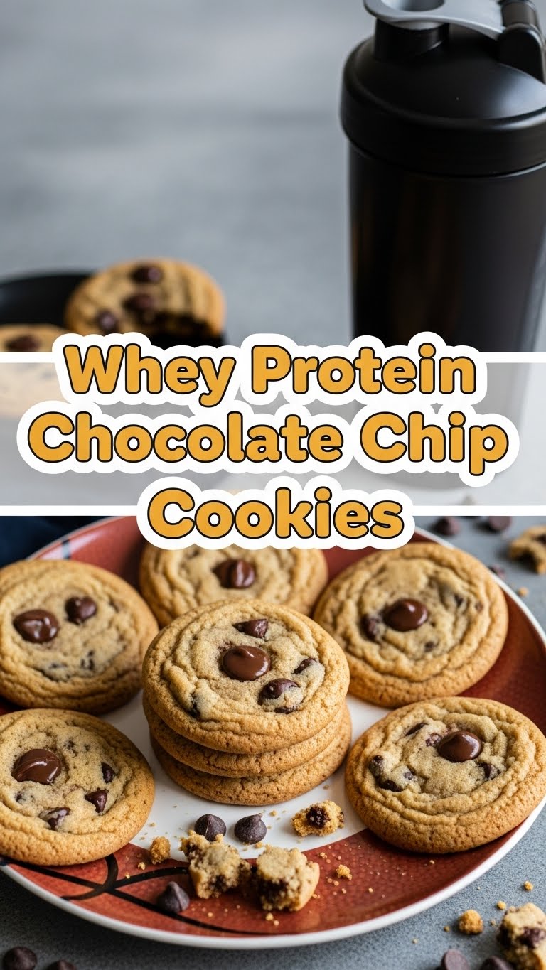 Whey Protein Chocolate Chip Cookies