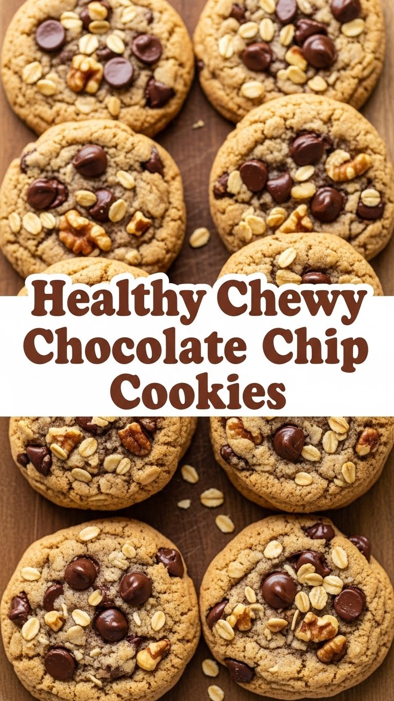 Healthy Chewy Chocolate Chip Cookies