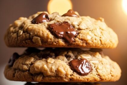 Soft And Chewy Oatmeal Chocolate Chip Cookies