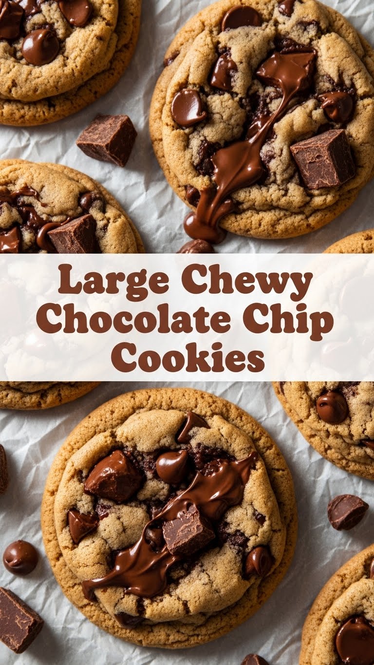 Large Chewy Chocolate Chip Cookies