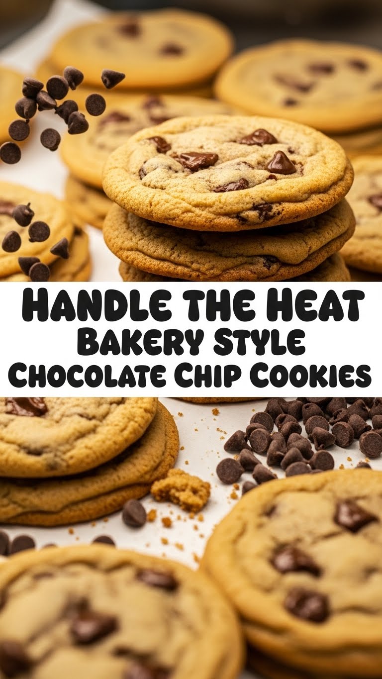 Handle The Heat Bakery Style Chocolate Chip Cookies