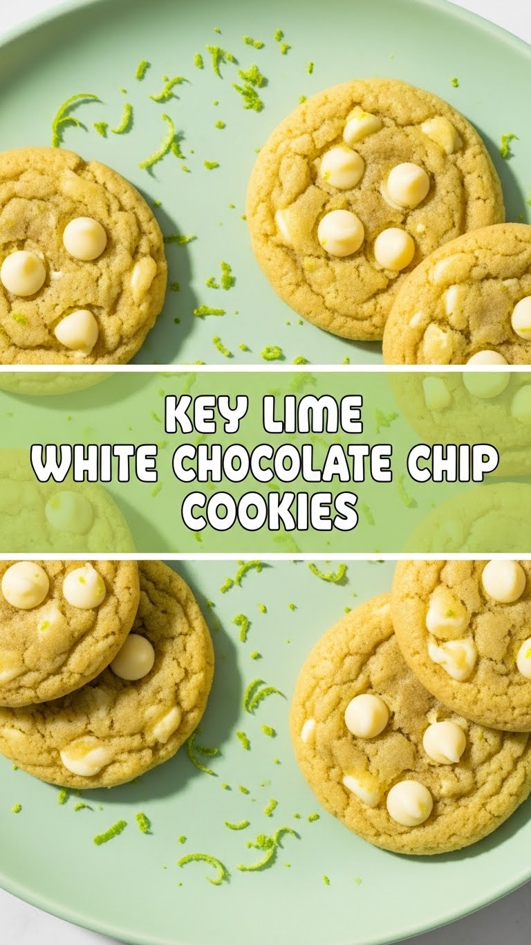Key Lime White Chocolate Chip Cookies