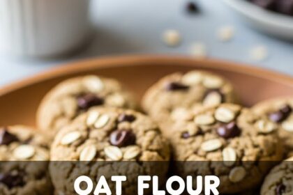 Oat Flour Chocolate Chip Cookies Healthy