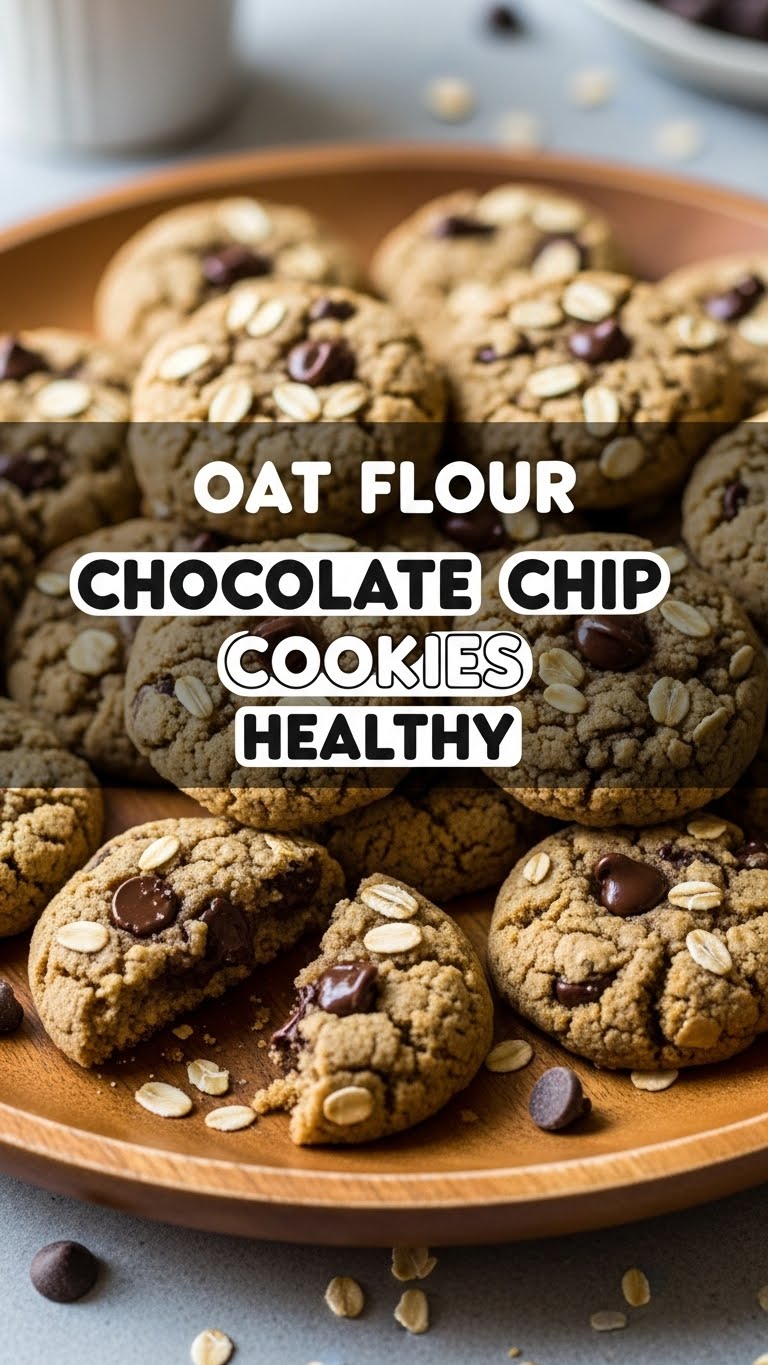 Oat Flour Chocolate Chip Cookies Healthy