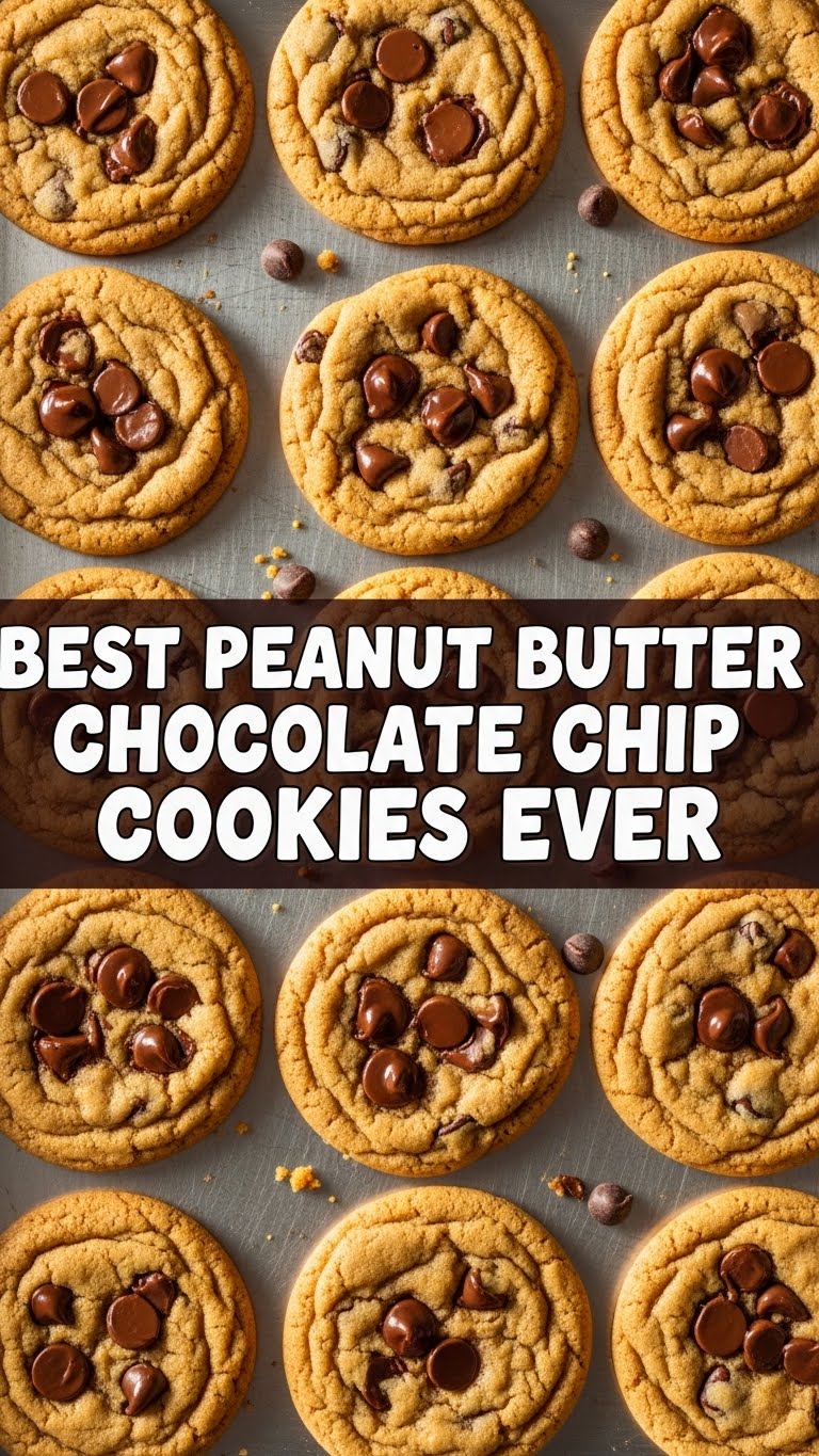 Best Peanut Butter Chocolate Chip Cookies Ever