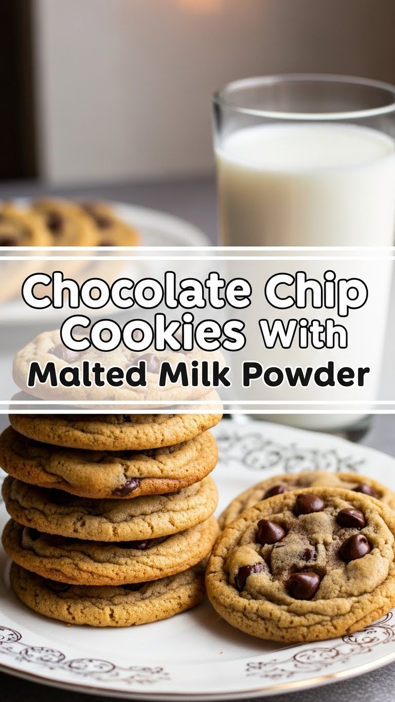 Chocolate Chip Cookies With Malted Milk Powder
