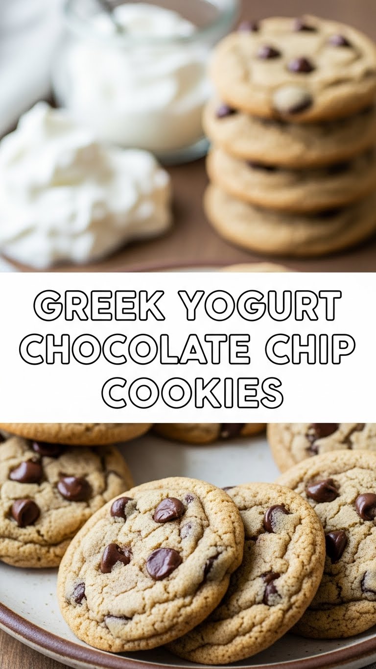 Greek Yogurt Chocolate Chip Cookies