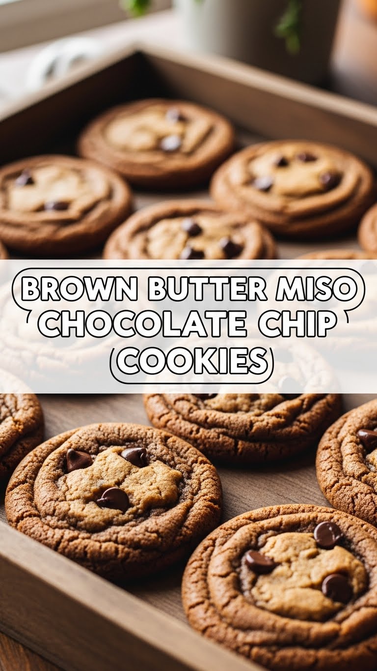 Brown Butter Miso Chocolate Chip Cookies
