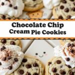 Chocolate Chip Cream Pie Cookies