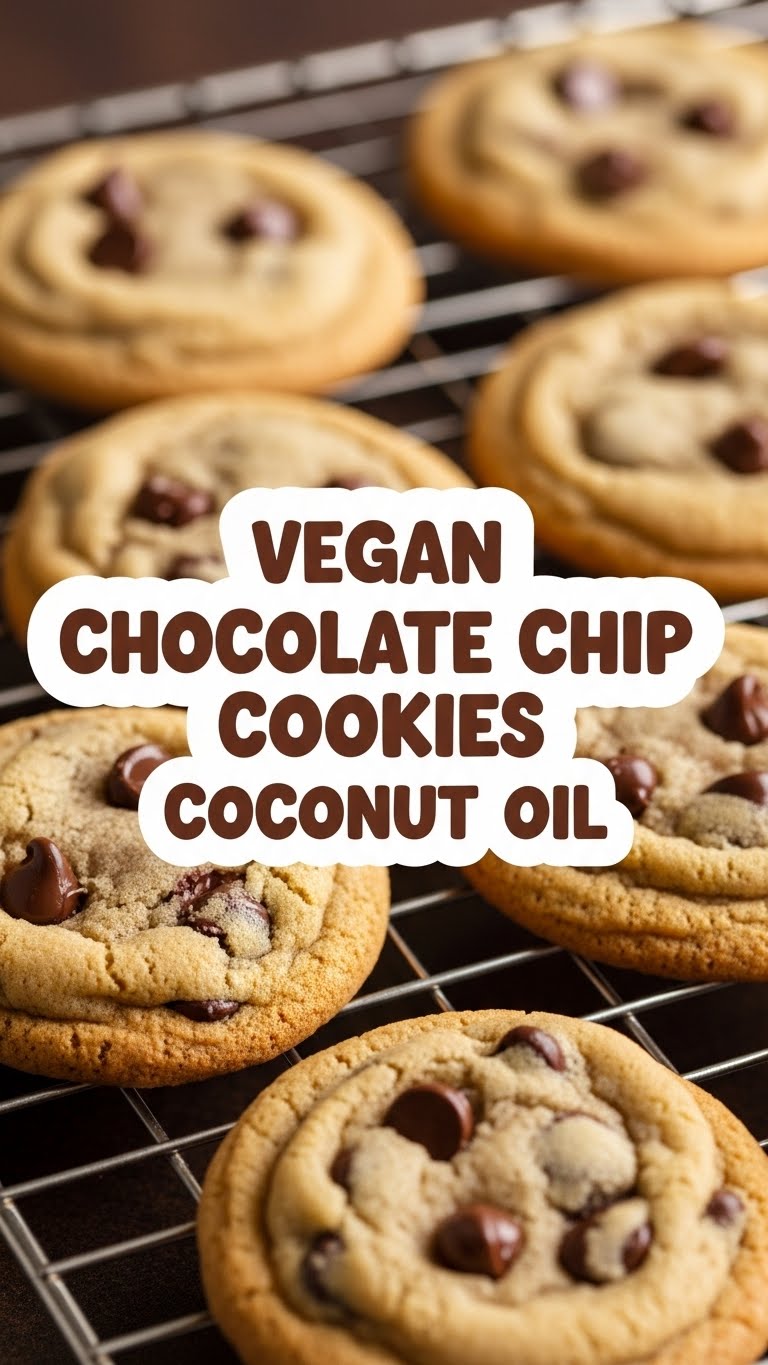 Vegan Chocolate Chip Cookies Coconut Oil