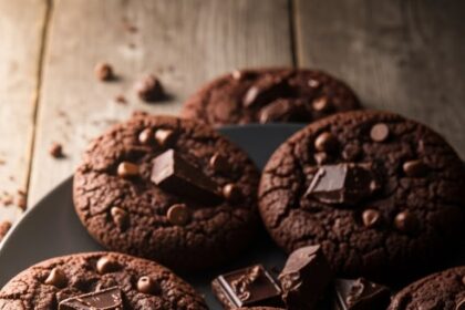 Dark Chocolate Chip Cookies
