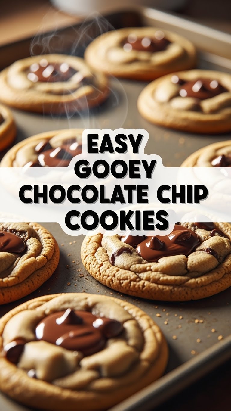 Easy Gooey Chocolate Chip Cookies