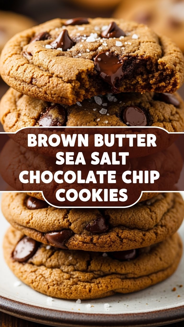 Brown Butter Sea Salt Chocolate Chip Cookies