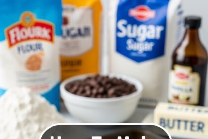 How To Make Chocolate Chip Cookies Without Eggs