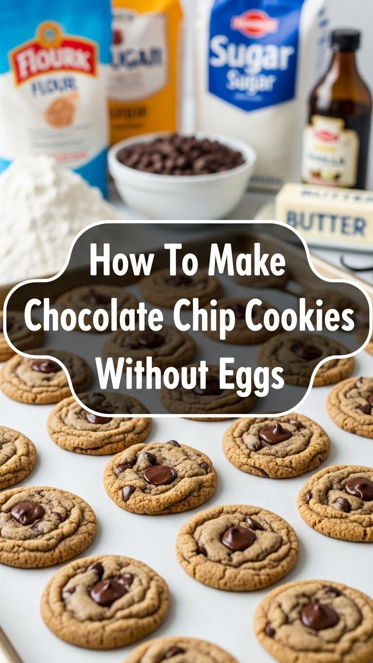 How To Make Chocolate Chip Cookies Without Eggs