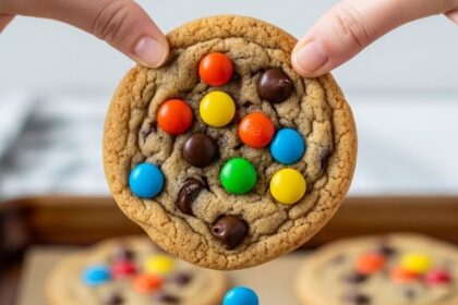 Reeses Pieces Chocolate Chip Cookies