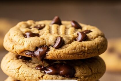 Moist Peanut Butter Chocolate Chip Cookies