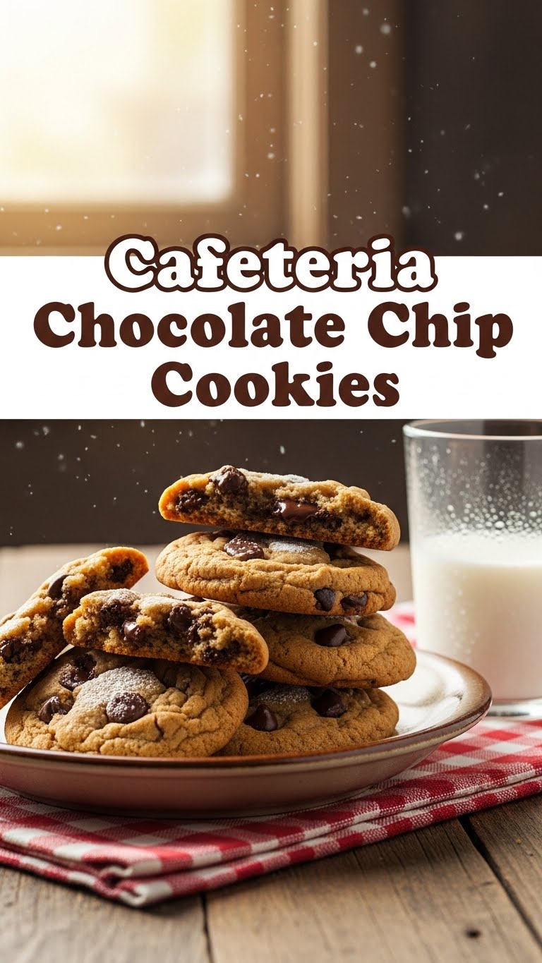 Cafeteria Chocolate Chip Cookies