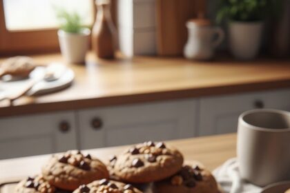 Walnut And Chocolate Chip Cookies