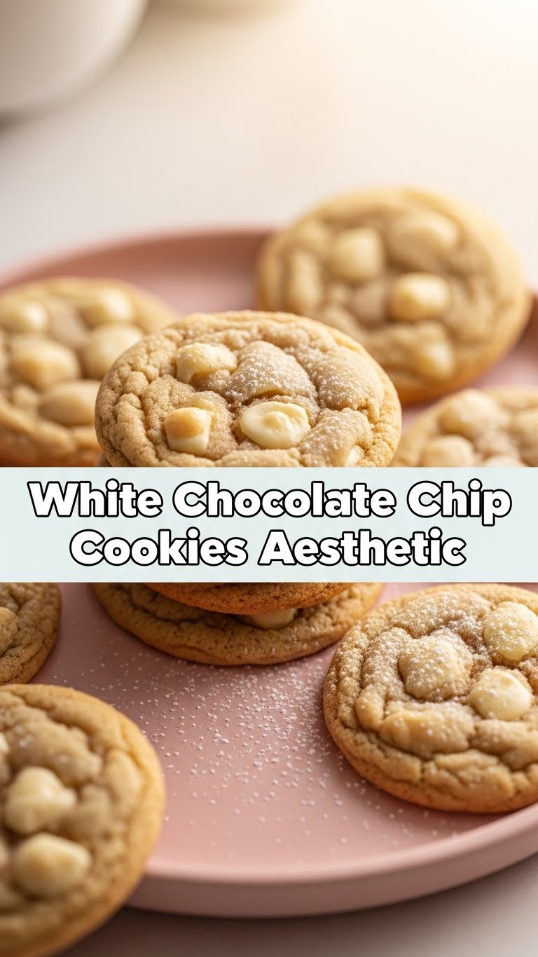 White Chocolate Chip Cookies Aesthetic