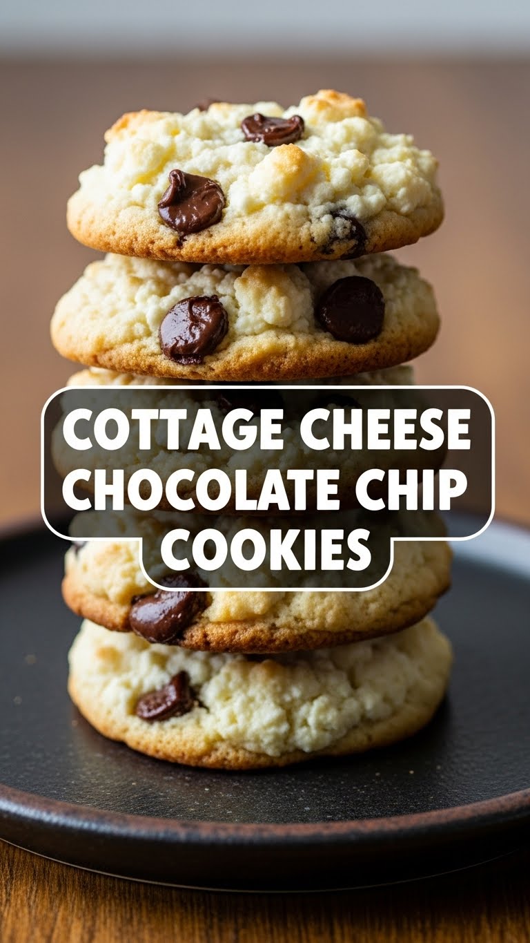 Cottage Cheese Chocolate Chip Cookies