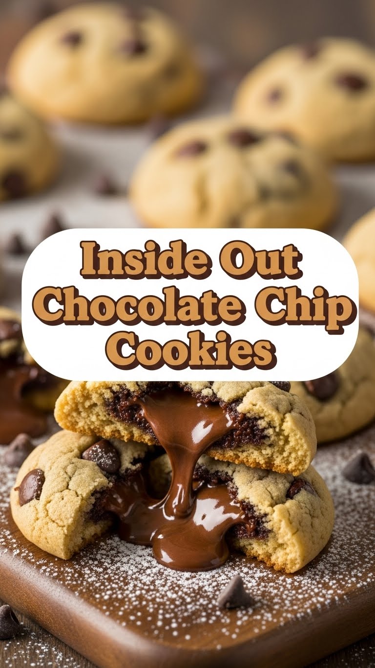 Inside Out Chocolate Chip Cookies