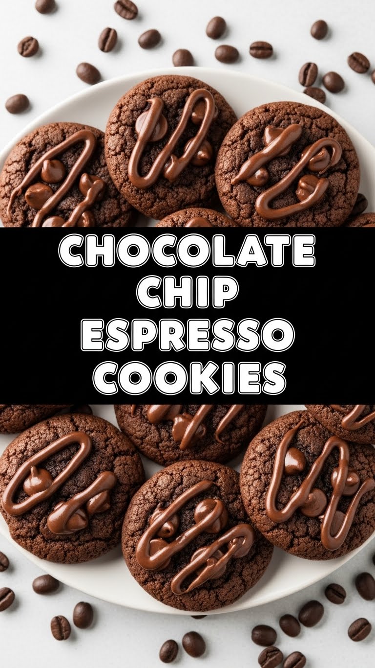 Chocolate Chip Espresso Cookies