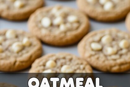 Oatmeal White Chocolate Chip Cookies