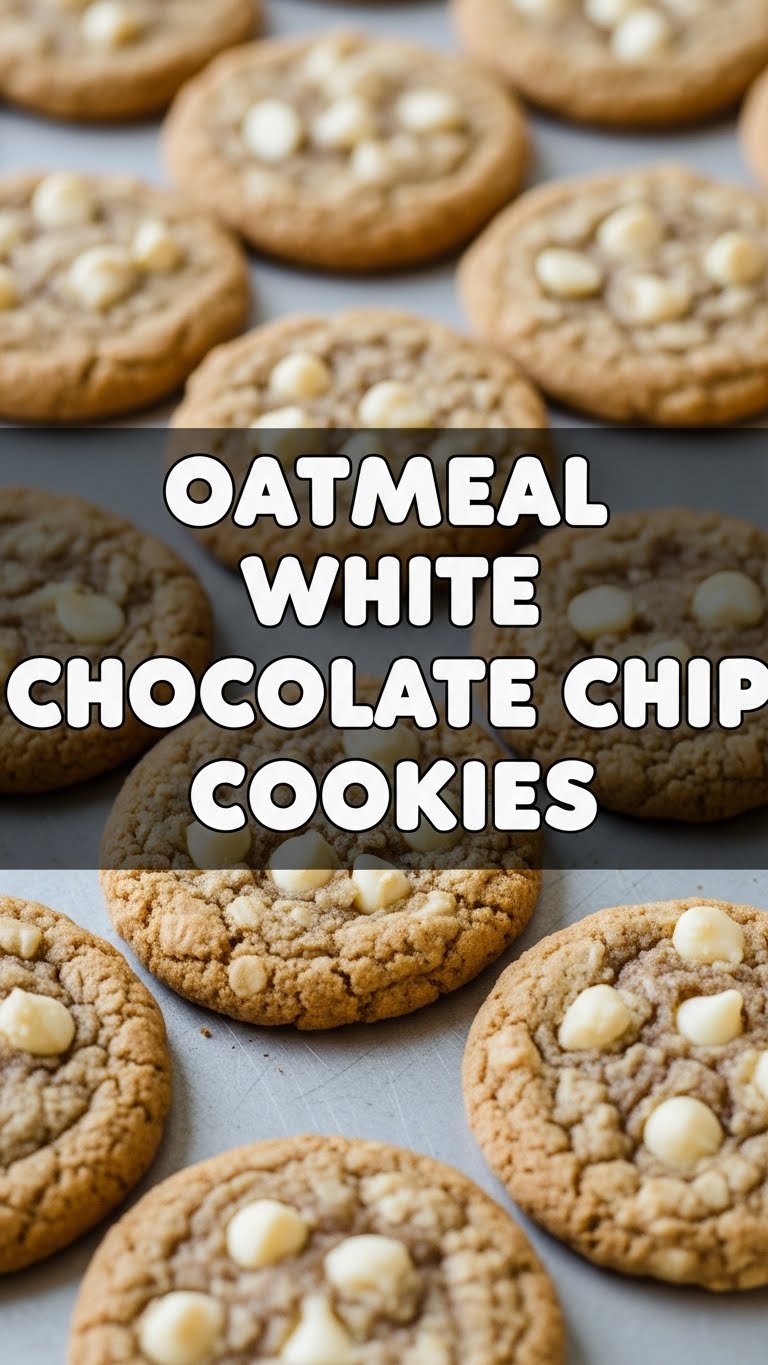 Oatmeal White Chocolate Chip Cookies