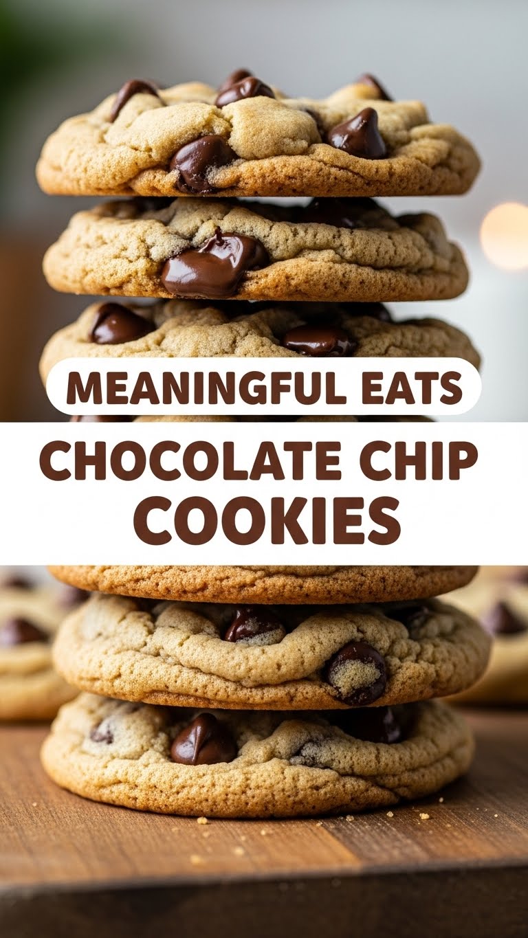 Meaningful Eats Chocolate Chip Cookies