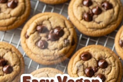 Easy Vegan Chocolate Chip Cookies