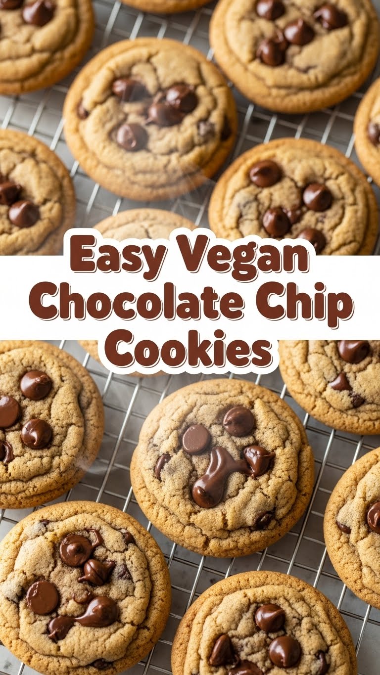 Easy Vegan Chocolate Chip Cookies