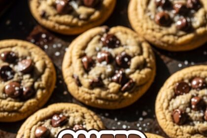 Salted Chocolate Chip Cookies