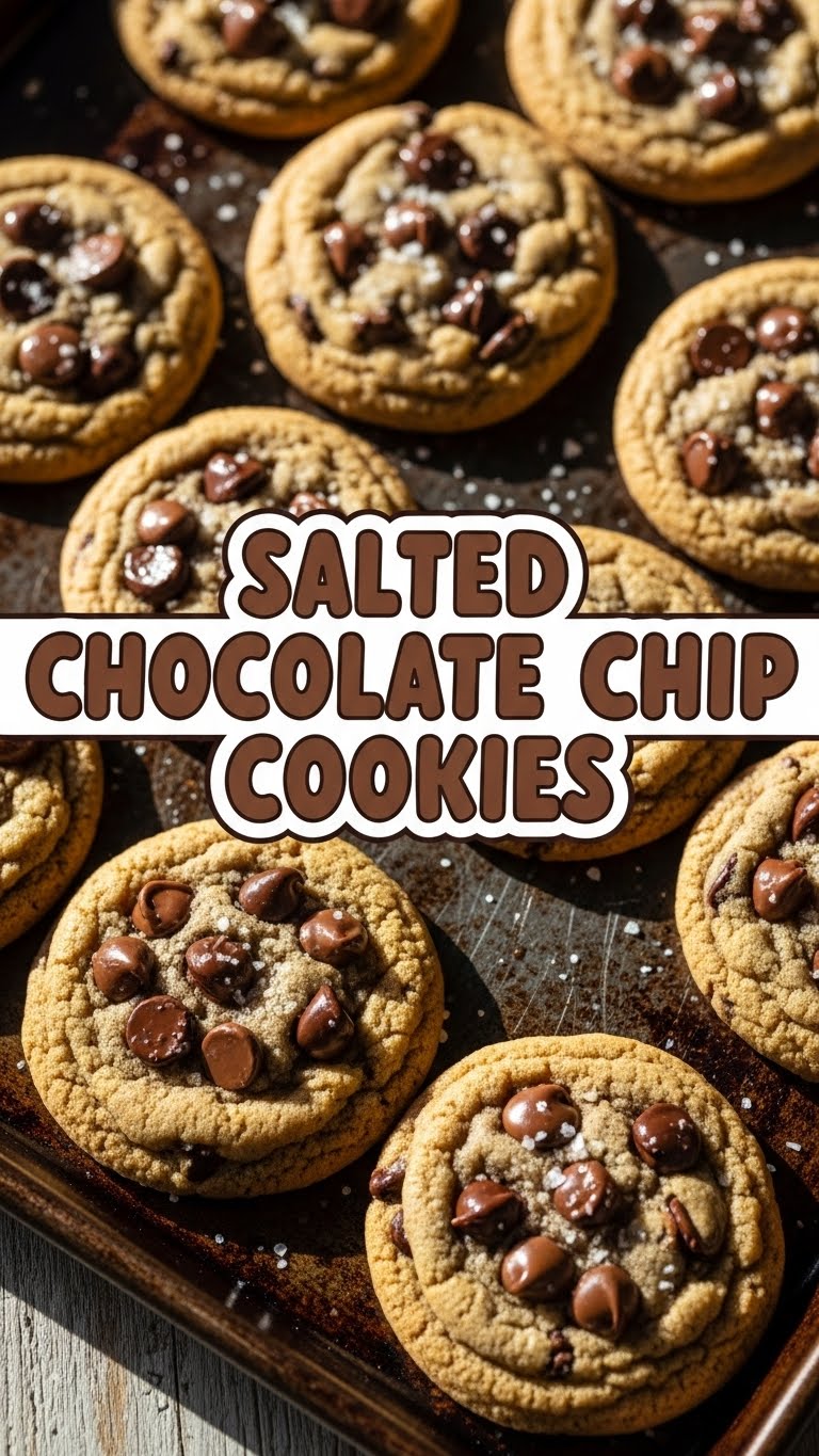 Salted Chocolate Chip Cookies