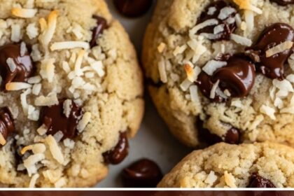 Coconut Chocolate Chip Cookies