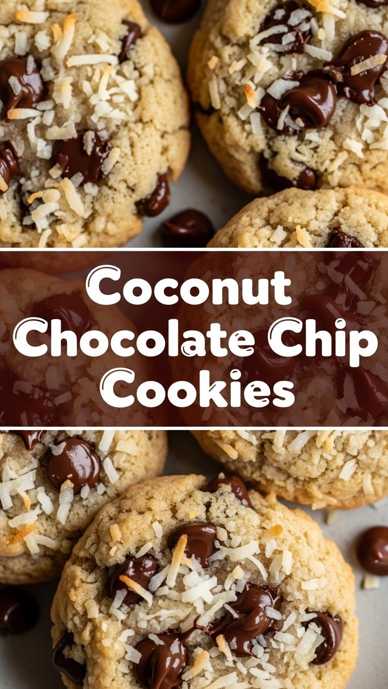Coconut Chocolate Chip Cookies