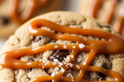 Salted Caramel Chocolate Chip Cookies