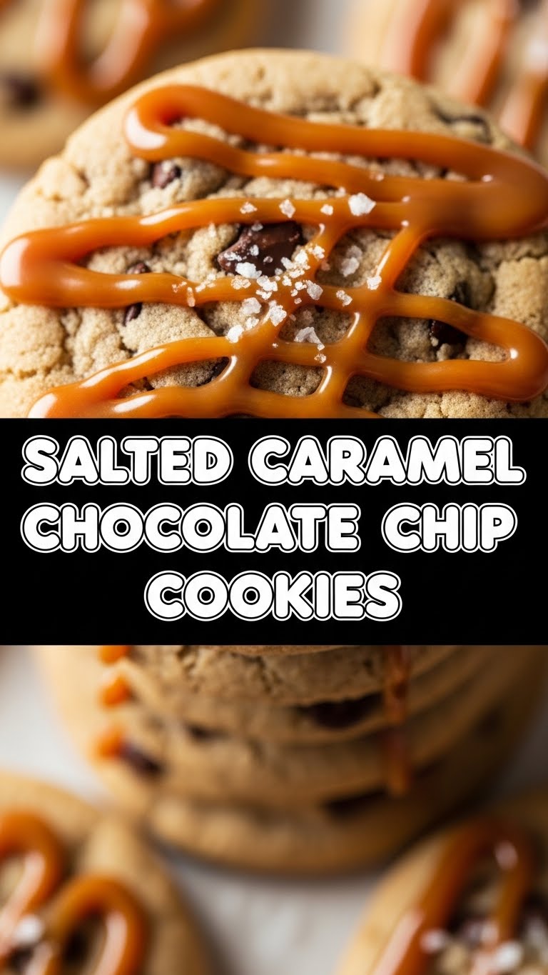 Salted Caramel Chocolate Chip Cookies