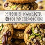 Zucchini Oatmeal Chocolate Chip Cookies