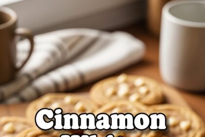 Cinnamon White Chocolate Chip Cookies