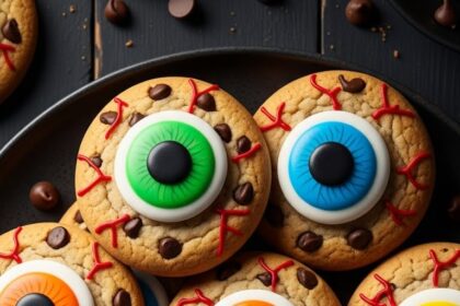 Eyeball Chocolate Chip Cookies