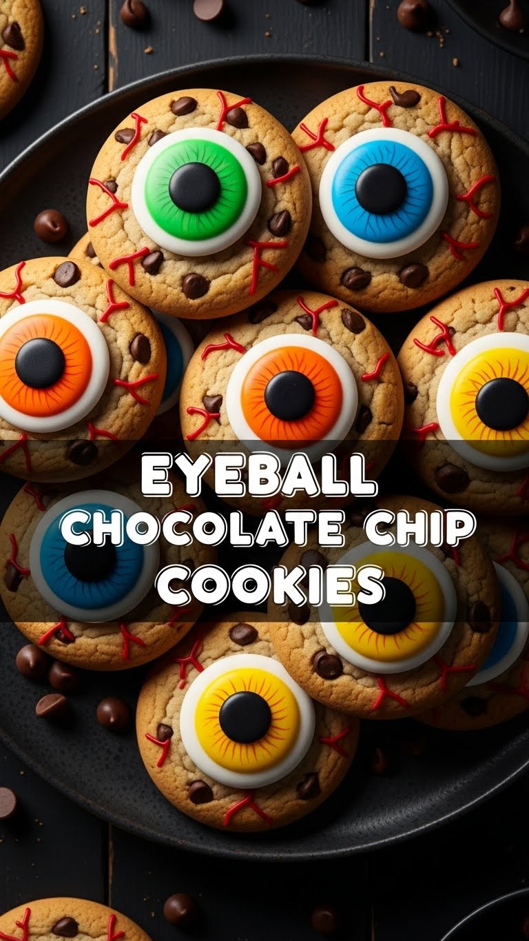 Eyeball Chocolate Chip Cookies