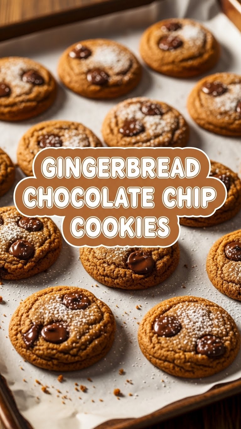 Gingerbread Chocolate Chip Cookies