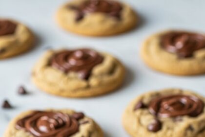 Chocolate Chip Nutella Cookies