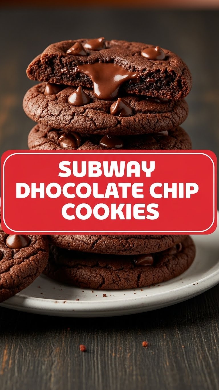 Subway Double Chocolate Chip Cookies