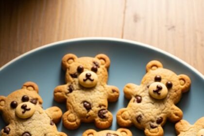 Teddy Bear Chocolate Chip Cookies