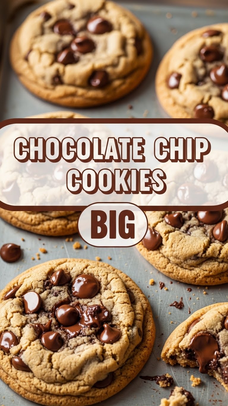 Chocolate Chip Cookies Big