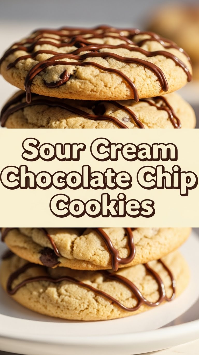 Sour Cream Chocolate Chip Cookies