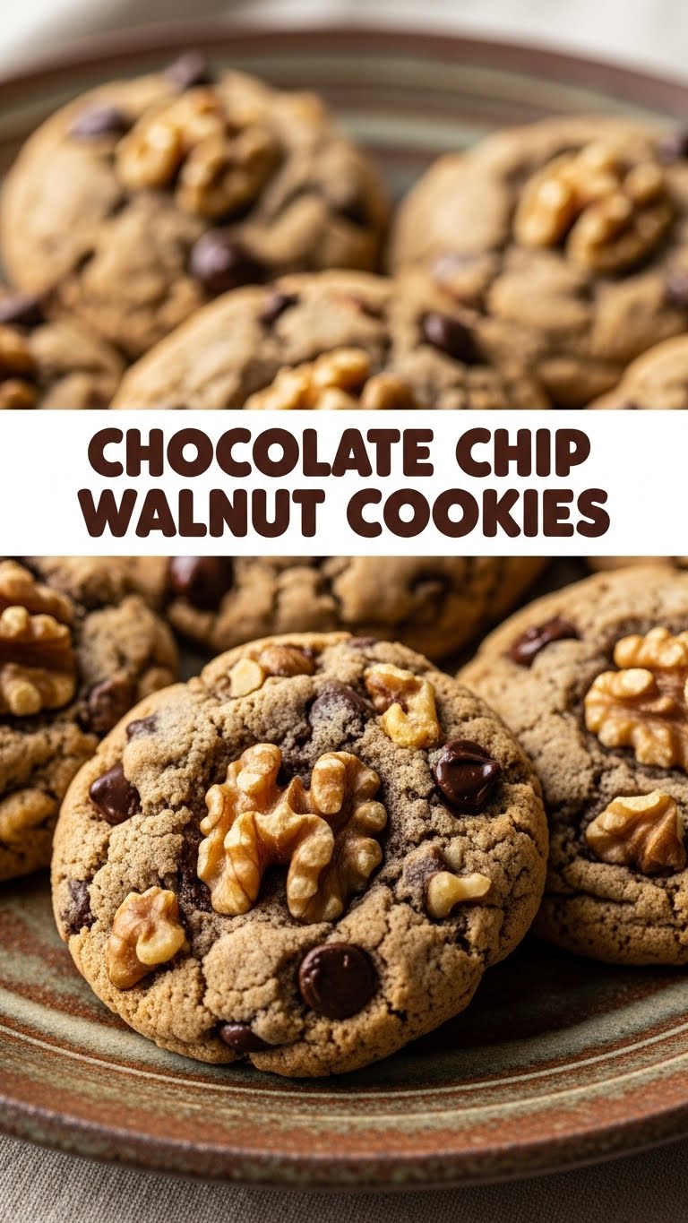 Chocolate Chip Walnut Cookies